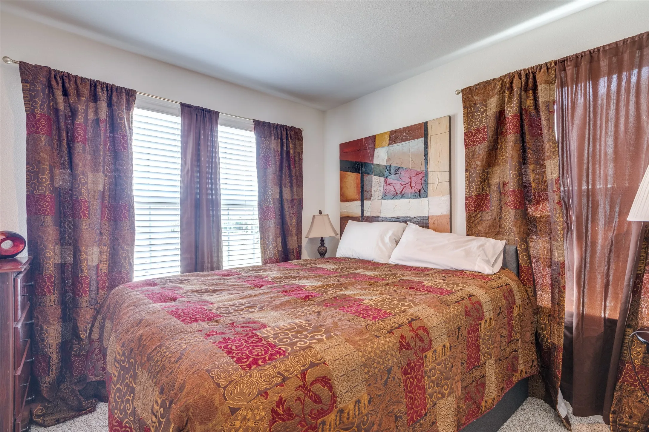 Bedroom featuring carpet flooring