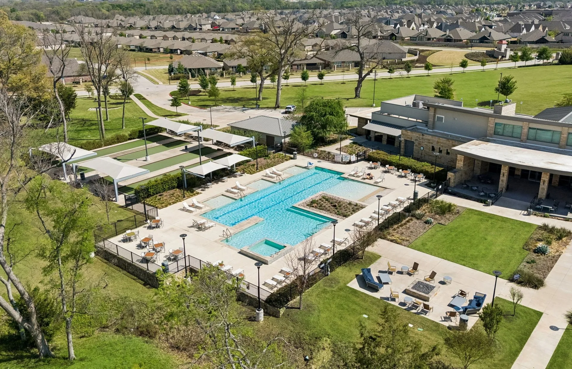 Resort-style pool