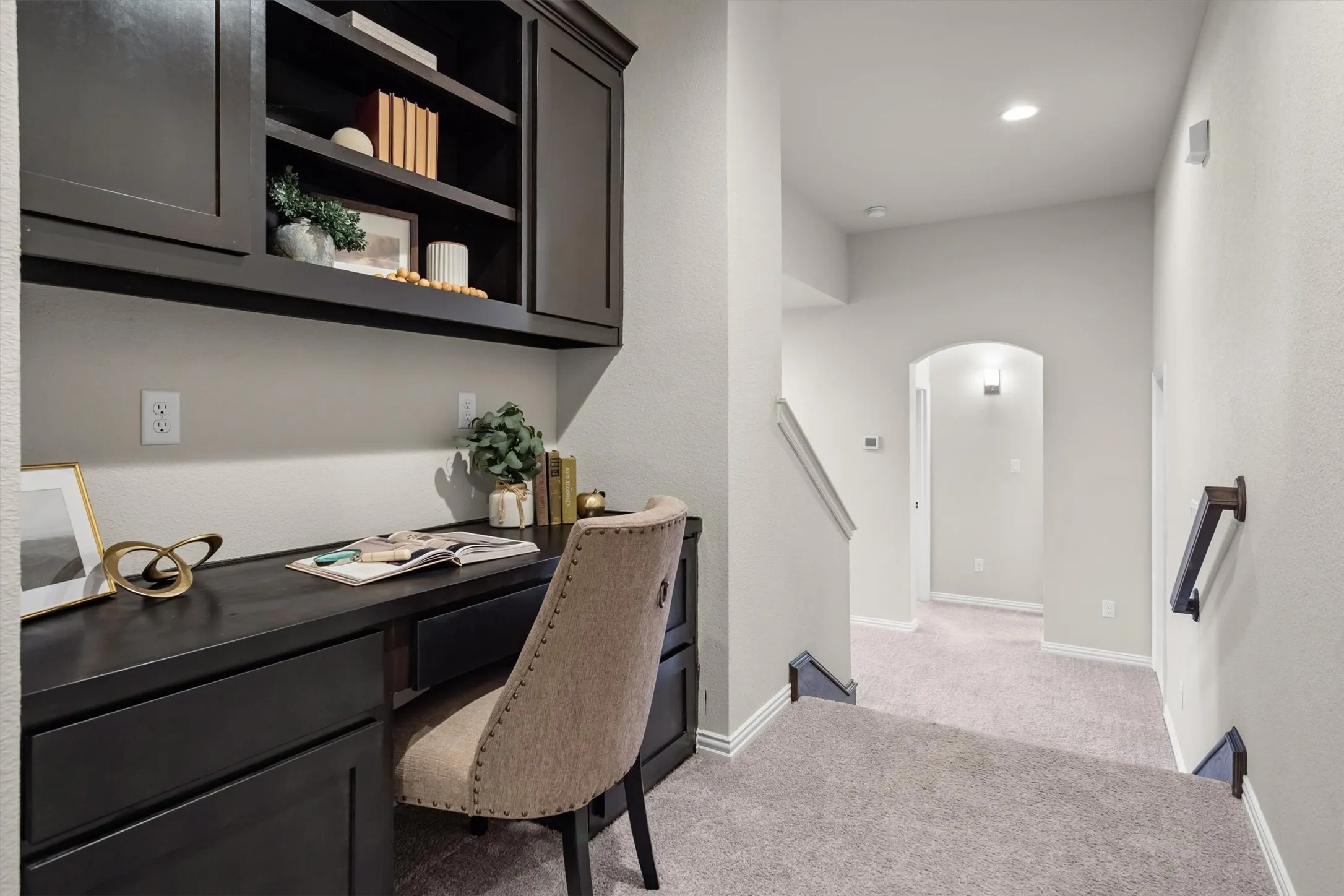 Upstairs homework station.