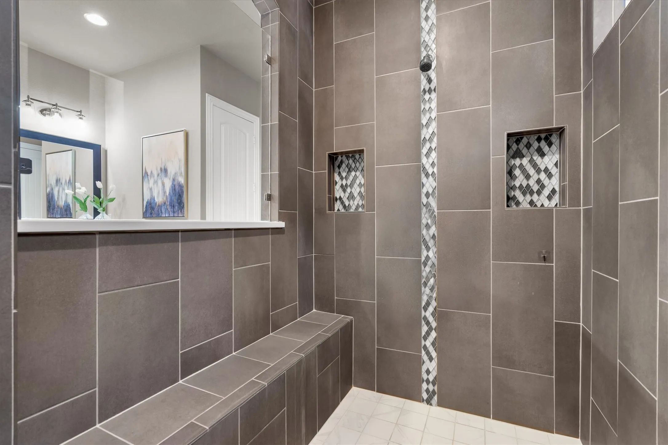 Premium shower space!