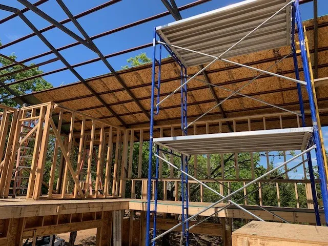Erecting Walls and Roof