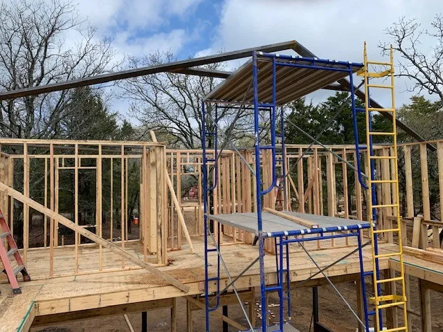 Erecting Walls and Roof