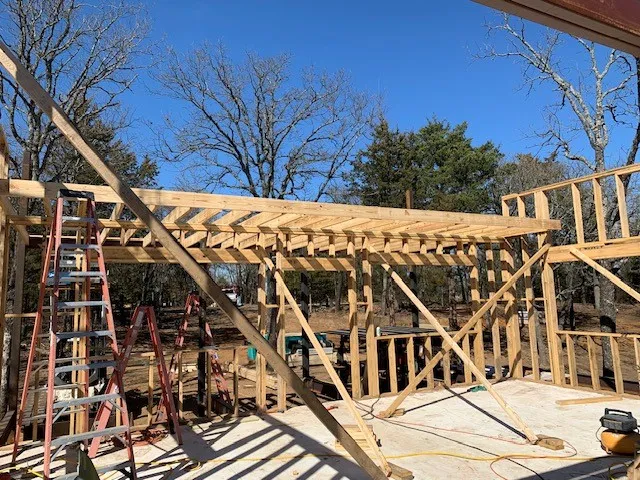 Erecting Walls and Roof