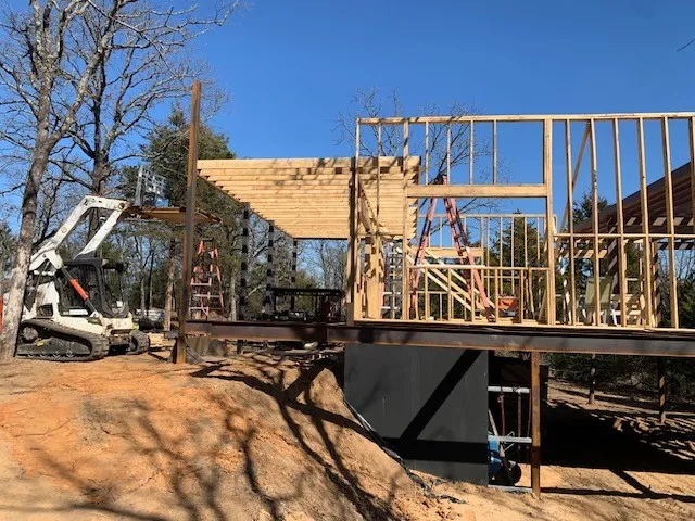 Erecting Walls and Roof