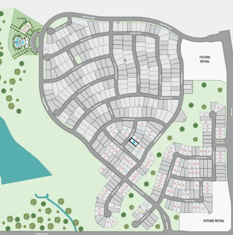 4208 Cleburne Lane Site Map