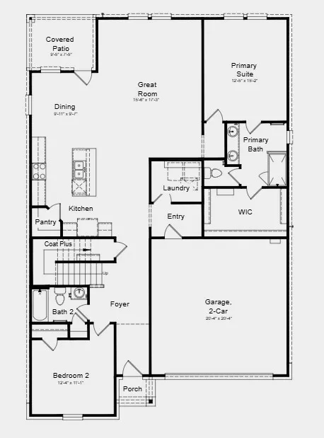  Additional Highlights Include: granite countertops in the kitchen, and a gas line at the covered back patio.