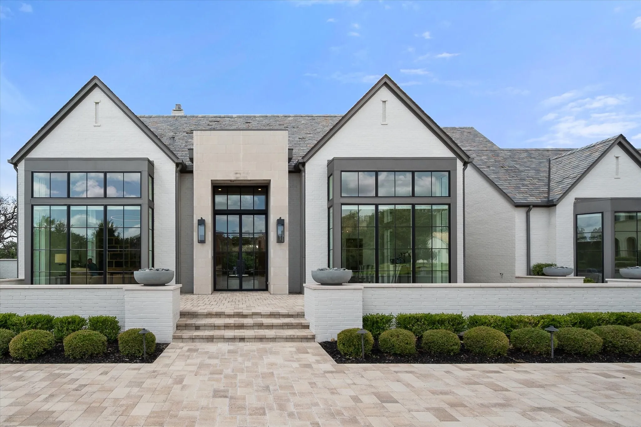 Impressive front entry view of this beautiful home.