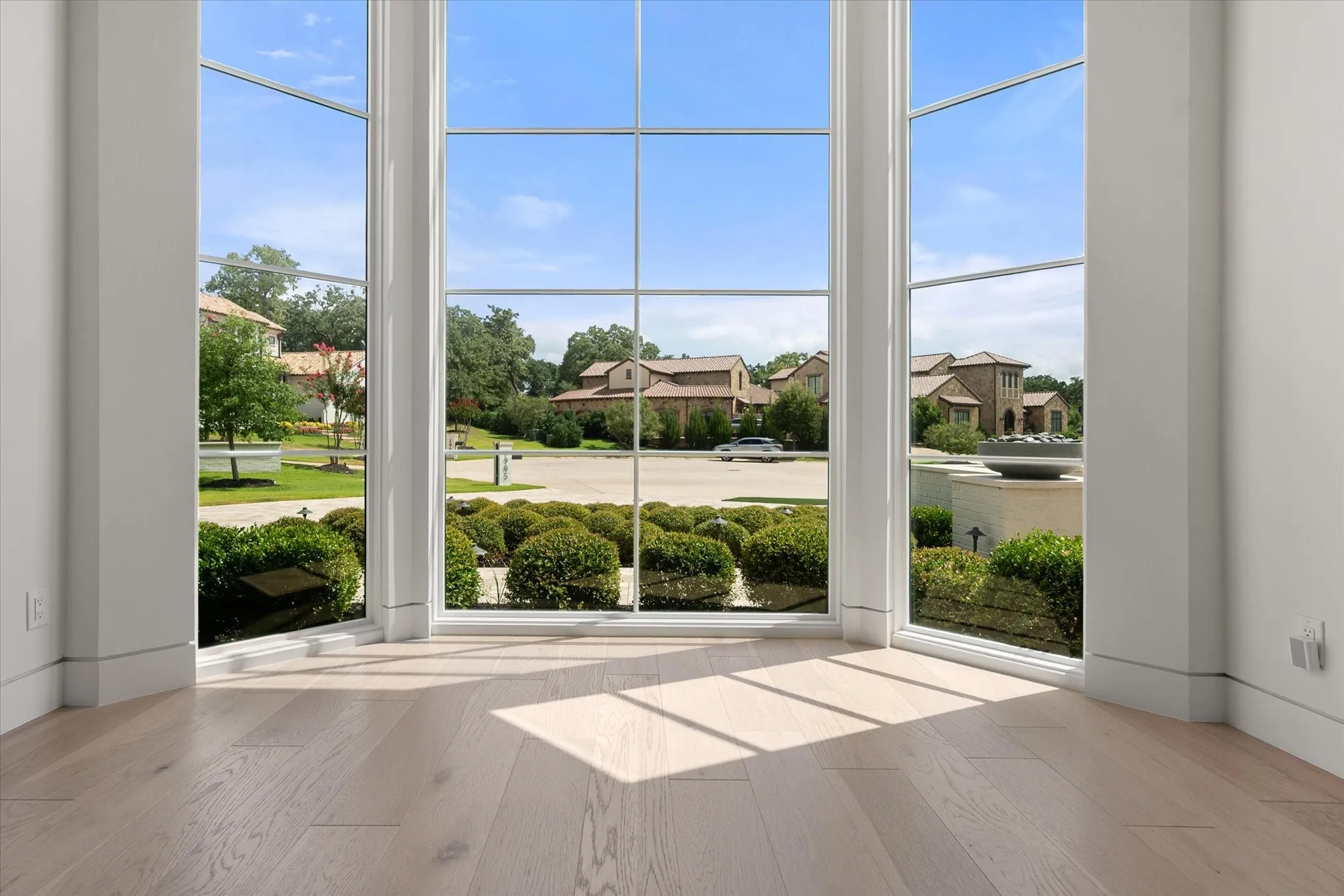 Front room natural light with view outside.