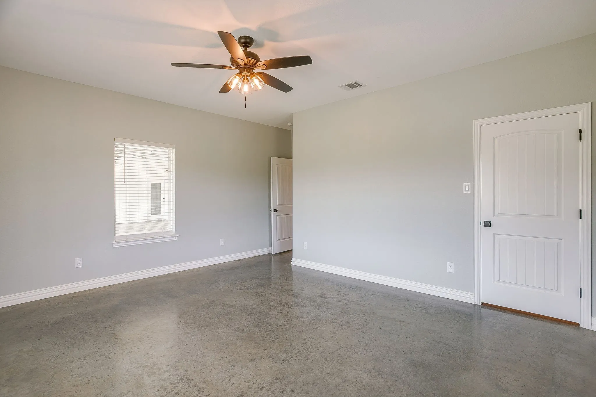Bedroom on back left
corner of home