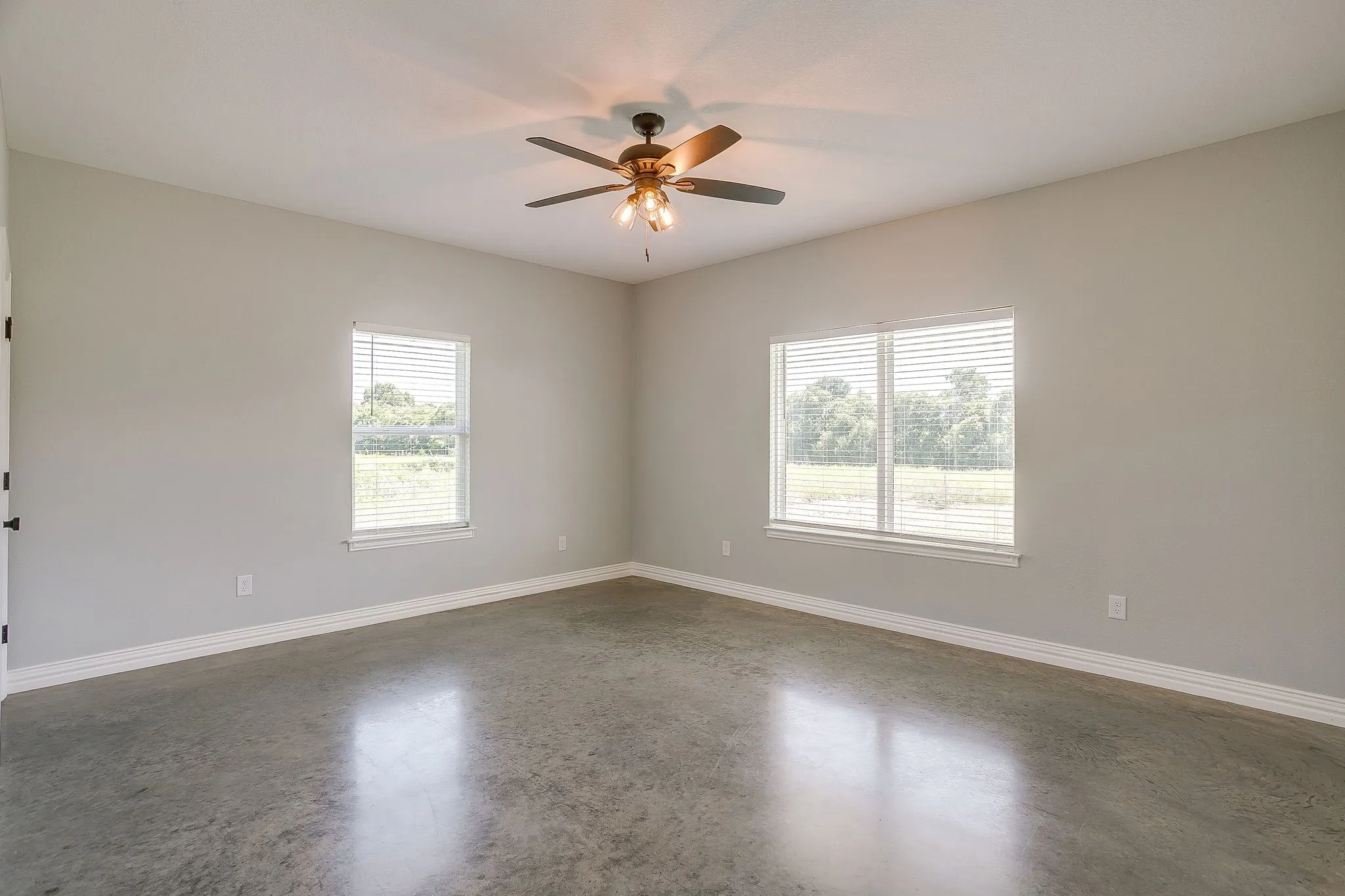 Bedroom on back left
corner of home