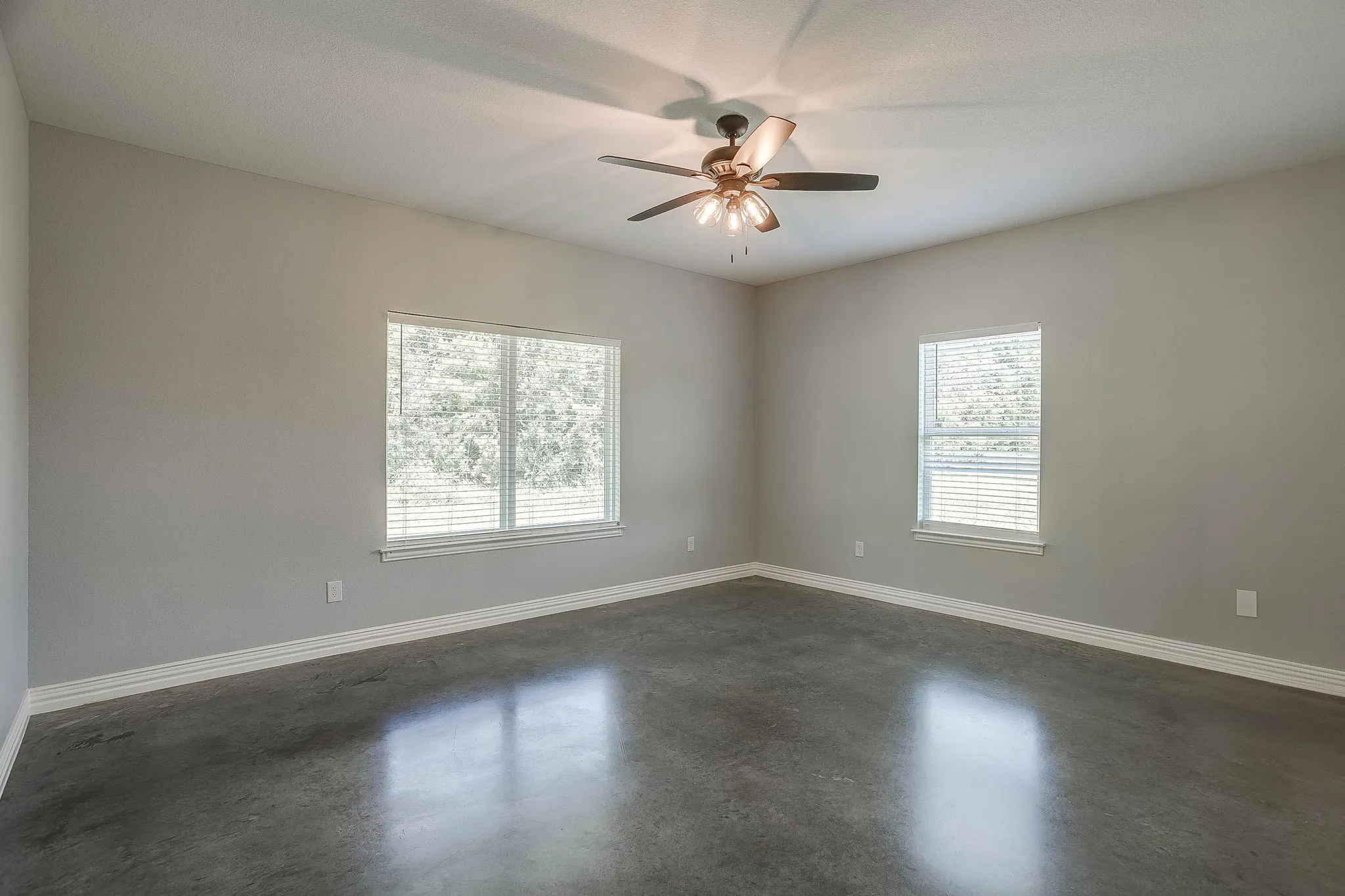 Bedroom on front left corner of home