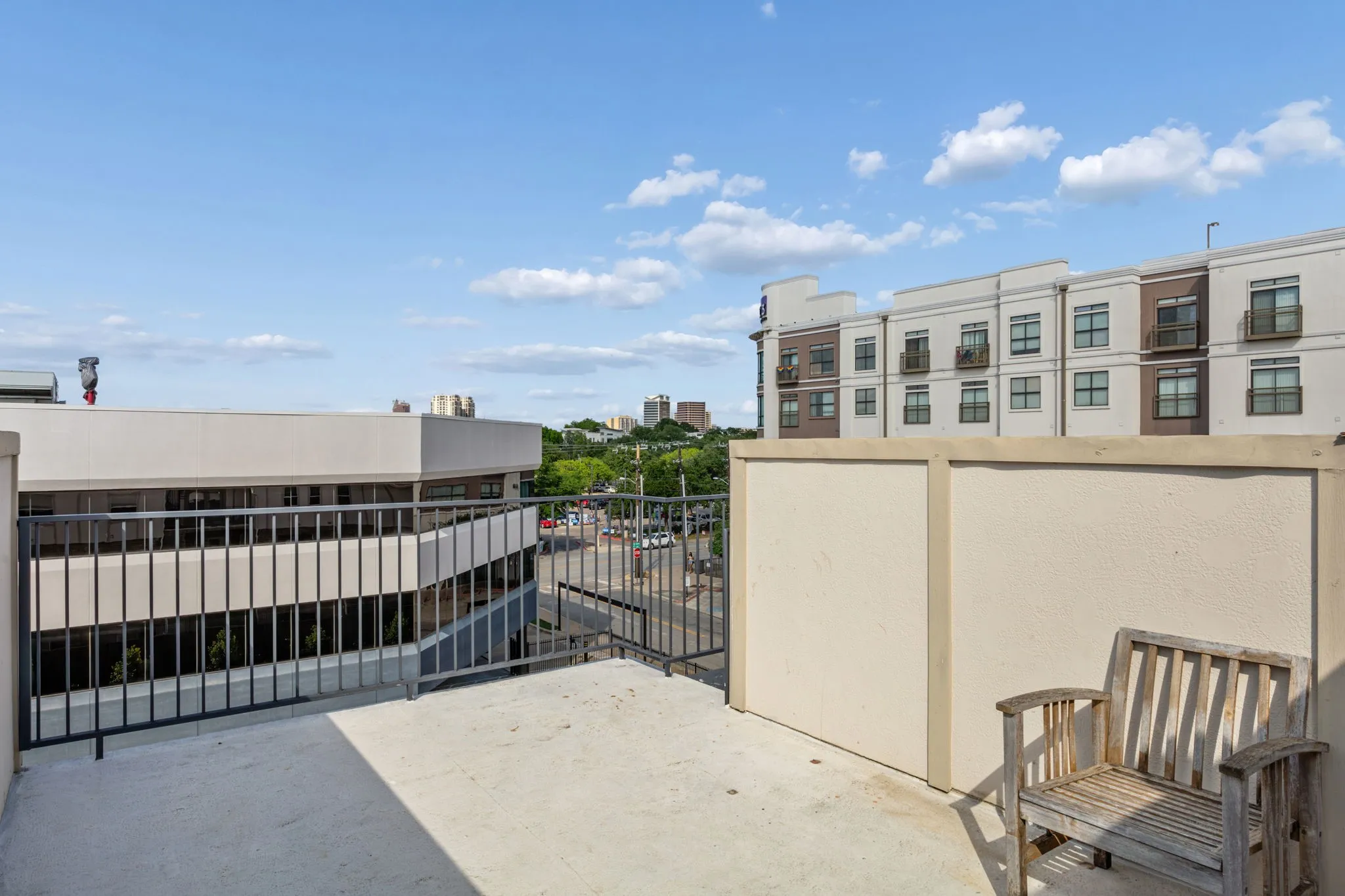 Rooftop patio