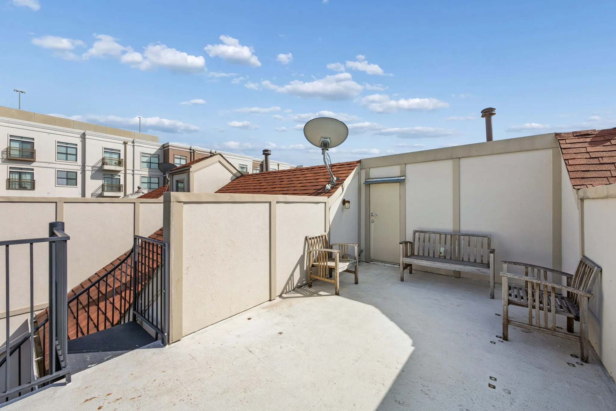 Rooftop patio