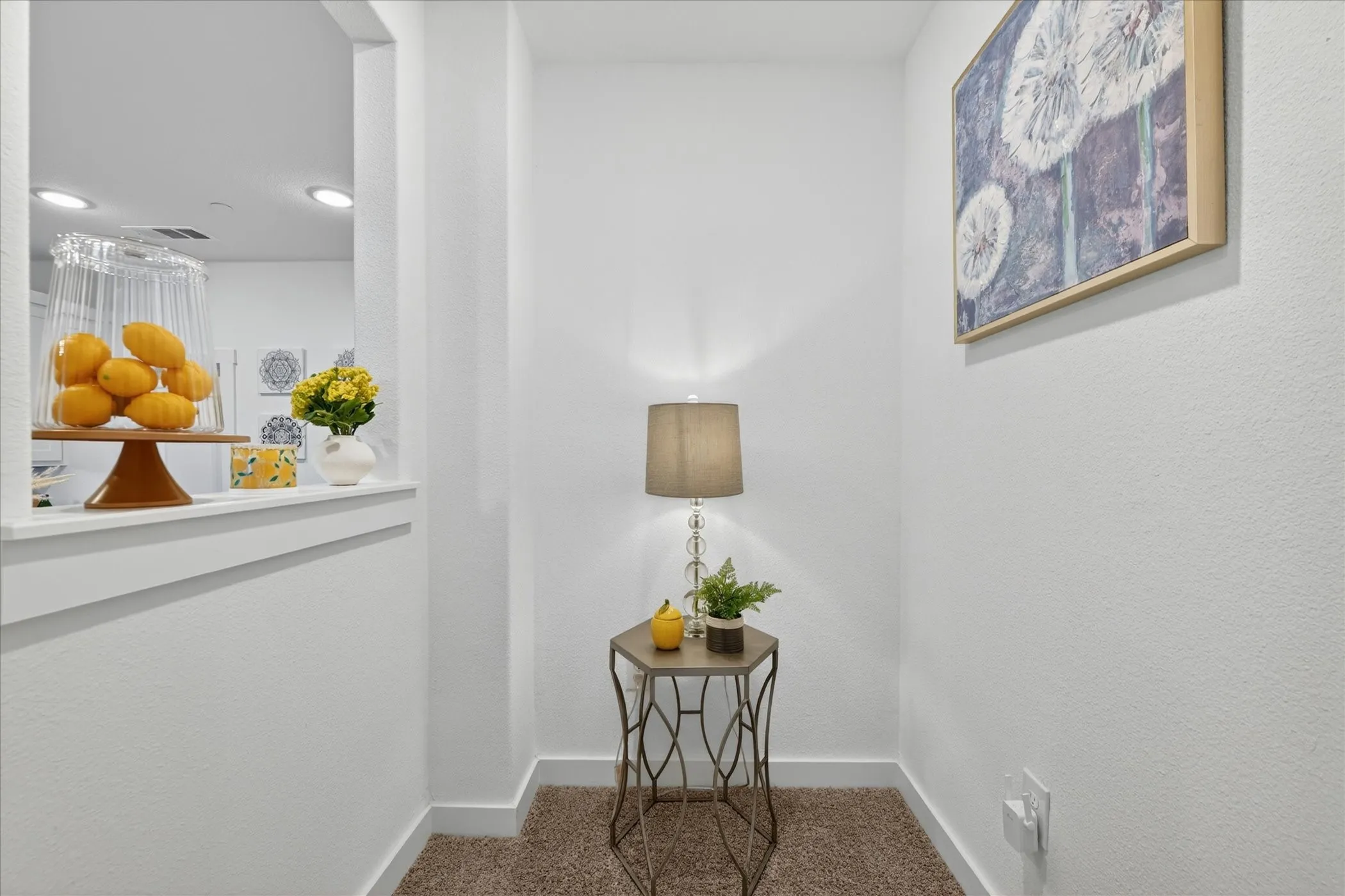 flex space on staircase