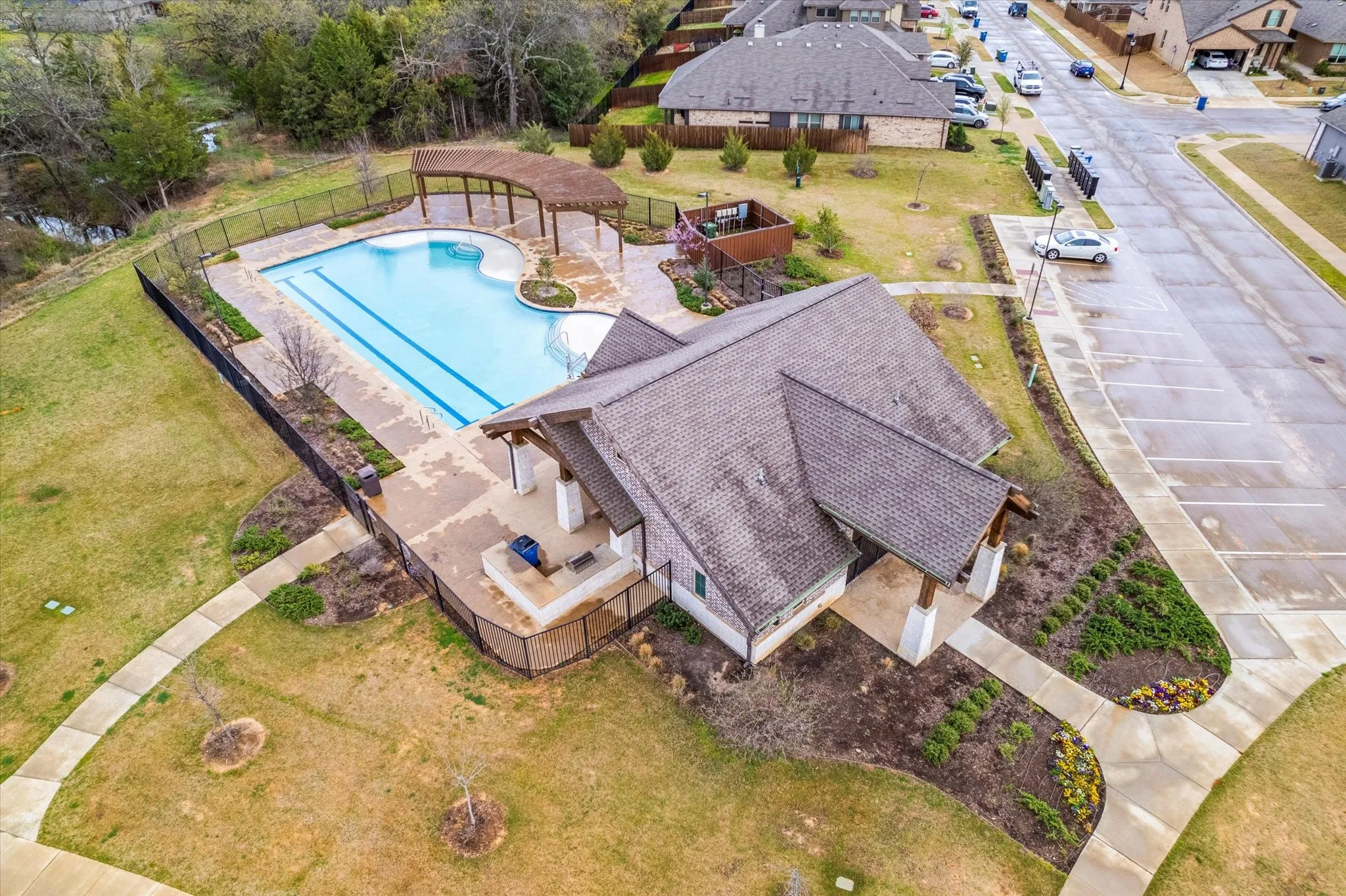 Community Pool & Pavillion across the street