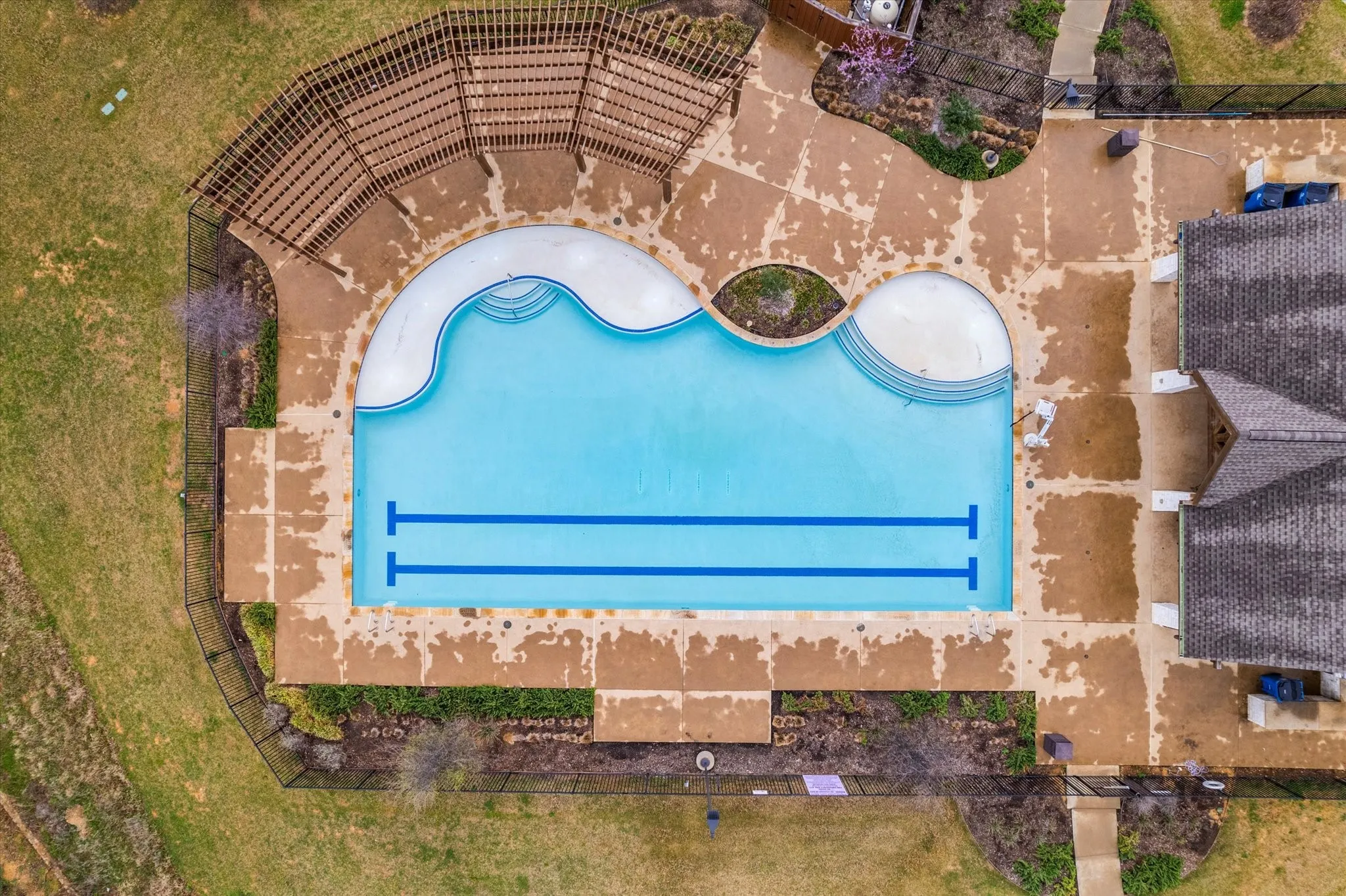 Community Pool just across the street