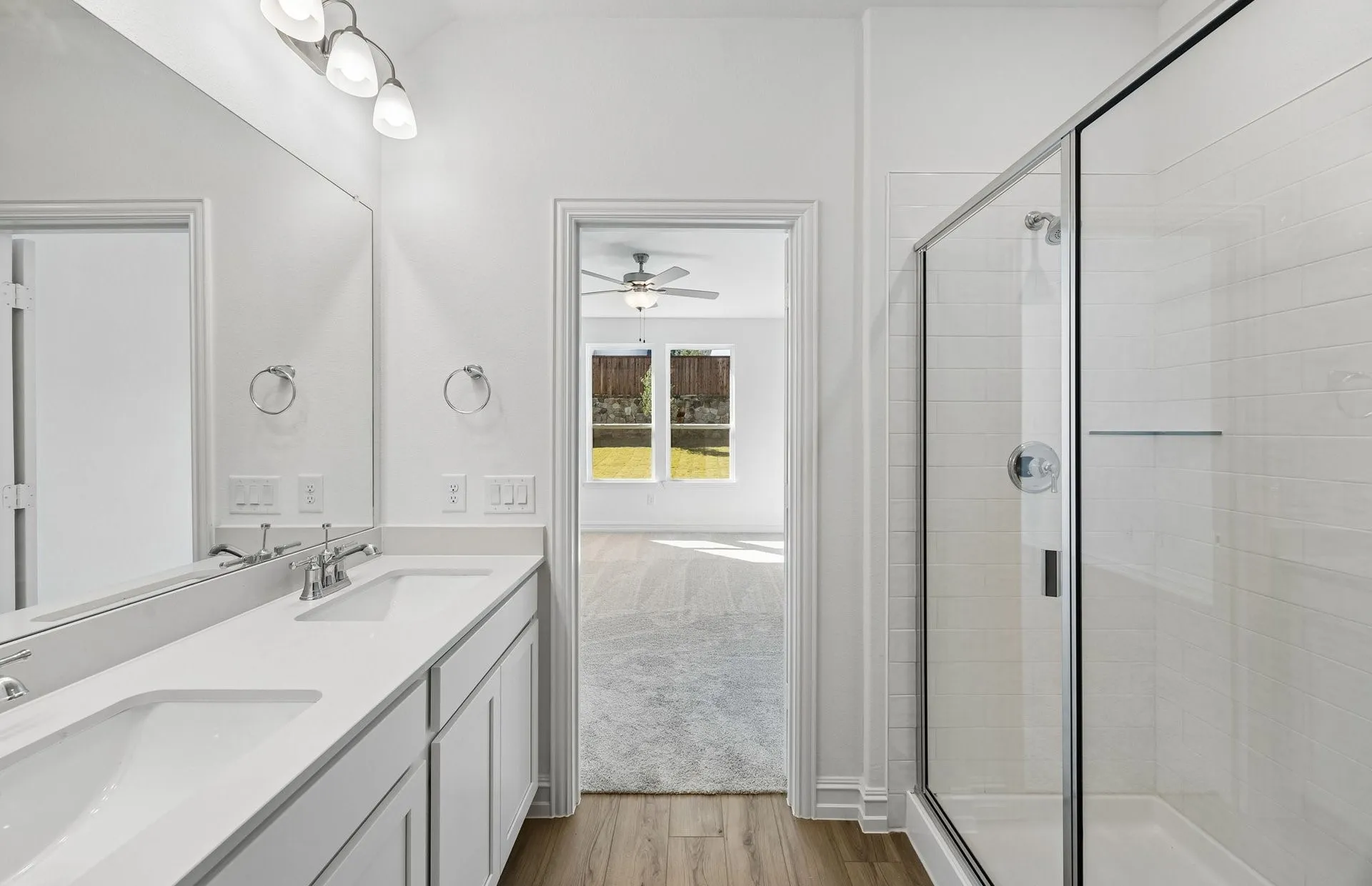 Beautiful shower in primary bath
