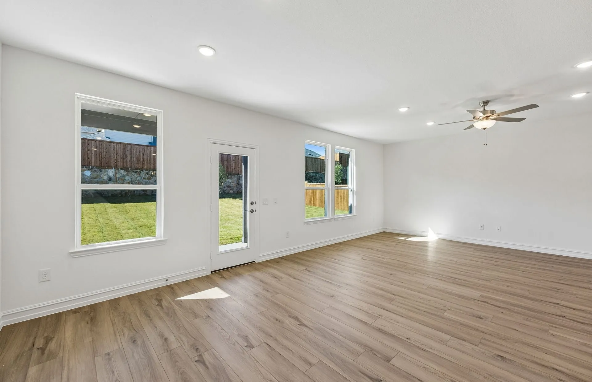 Natural light throughout home