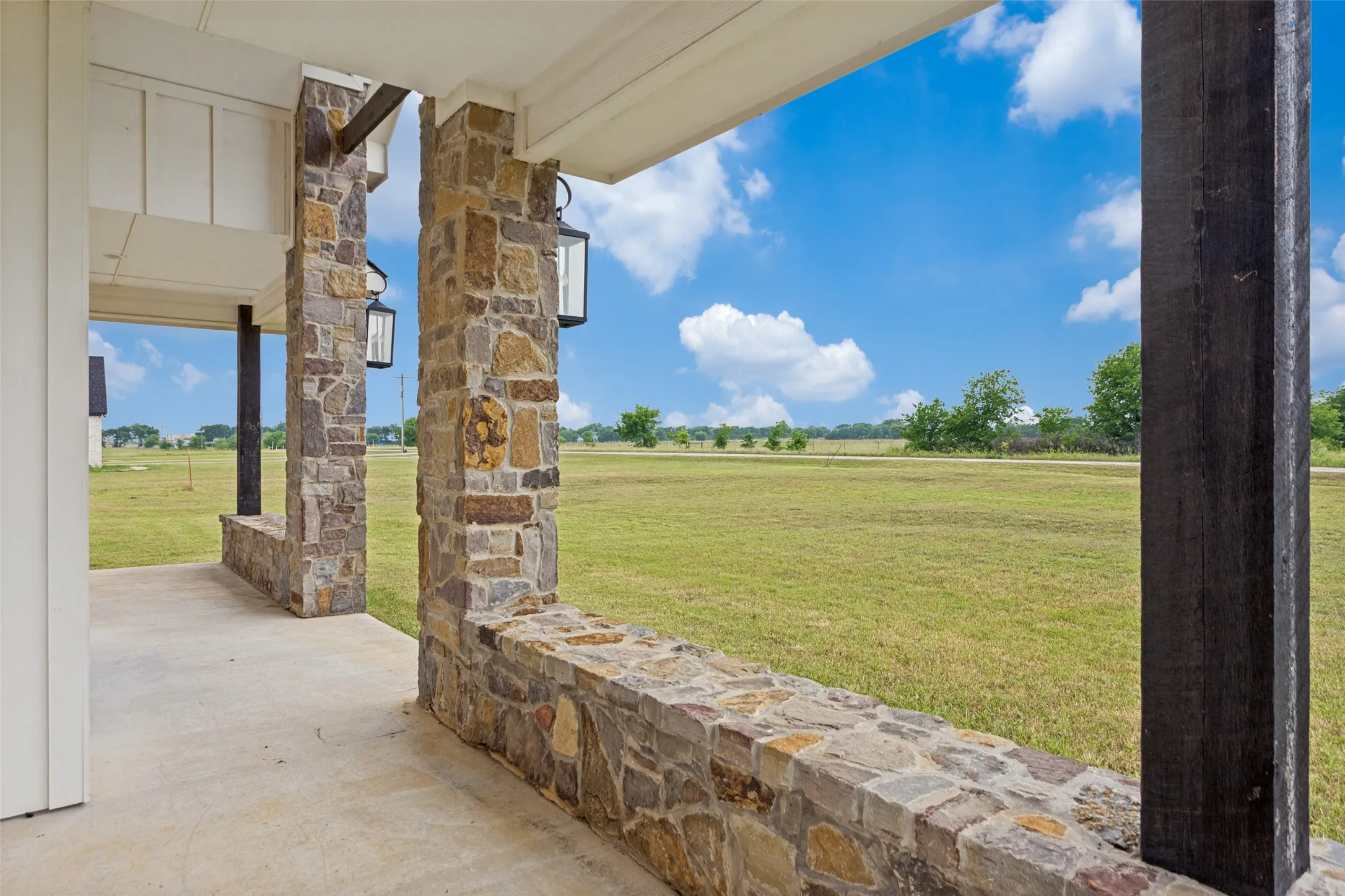 Spacious, covered front porch