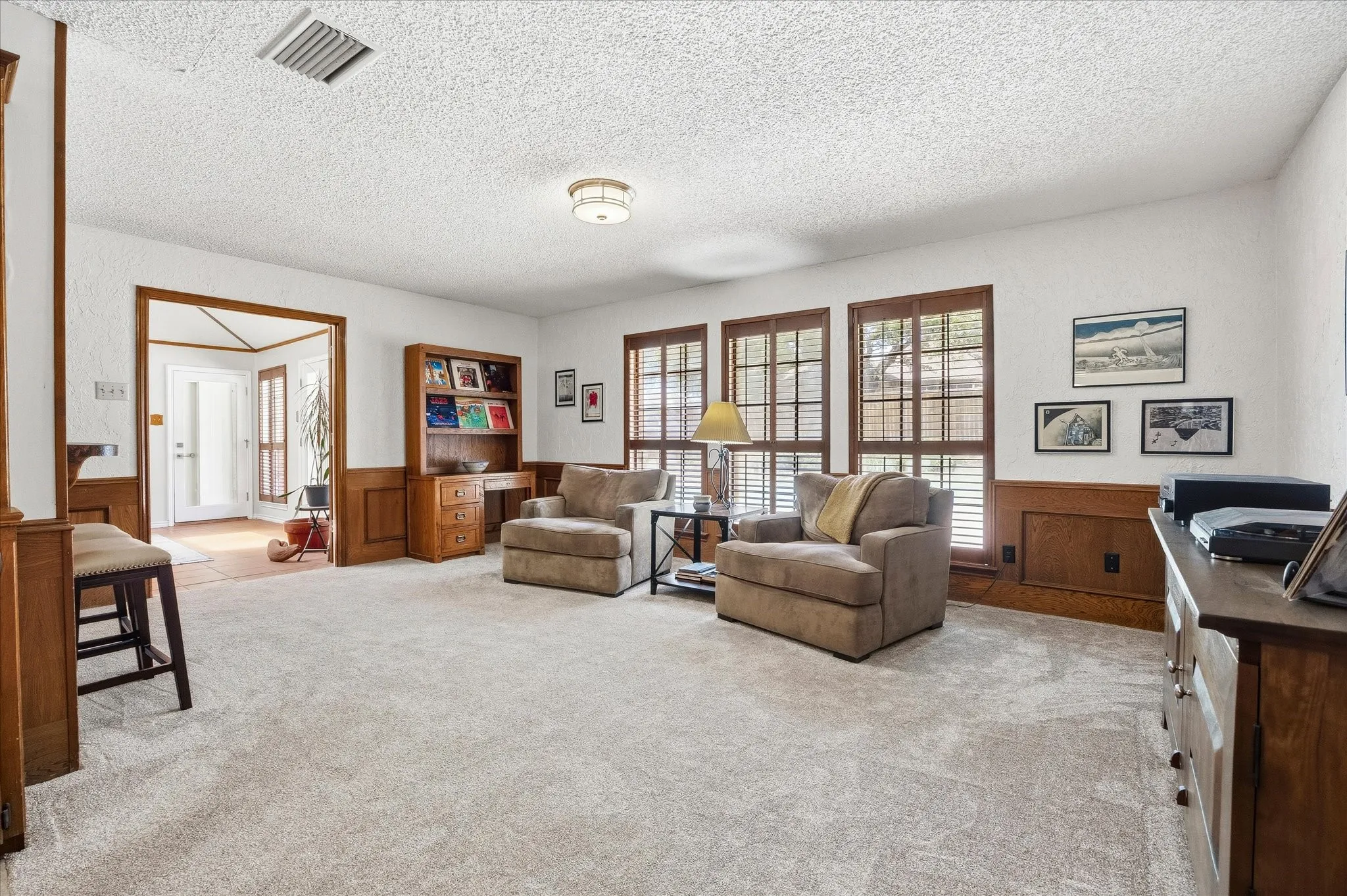 2nd living area includes wet bar and is perfect for entertaining family and friends