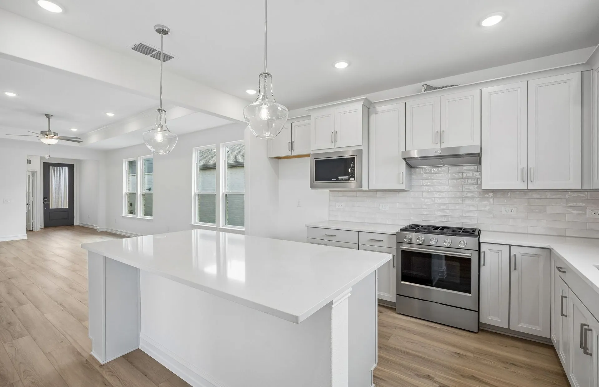 Beautiful open concept kitchen