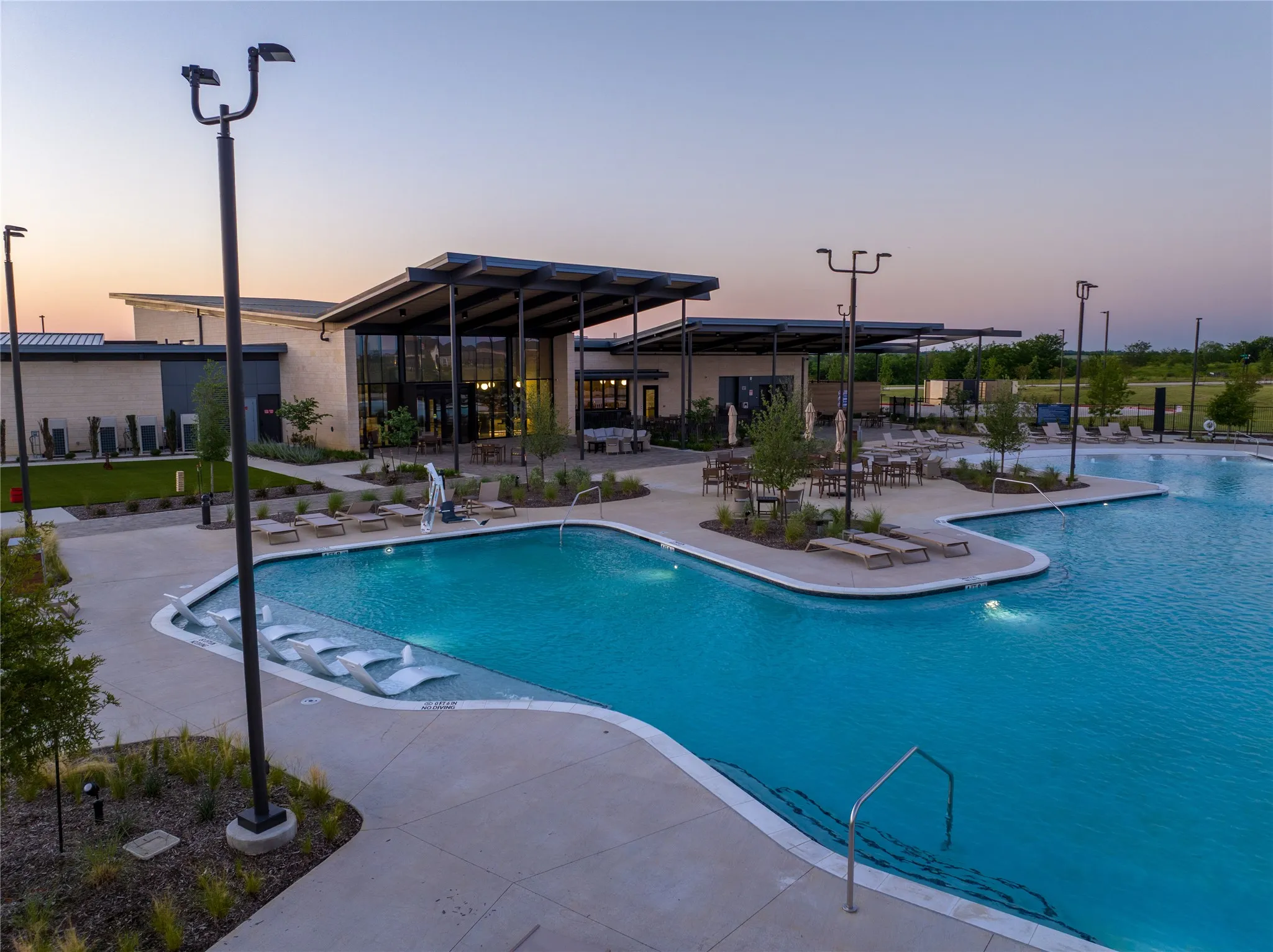 Resort style pool