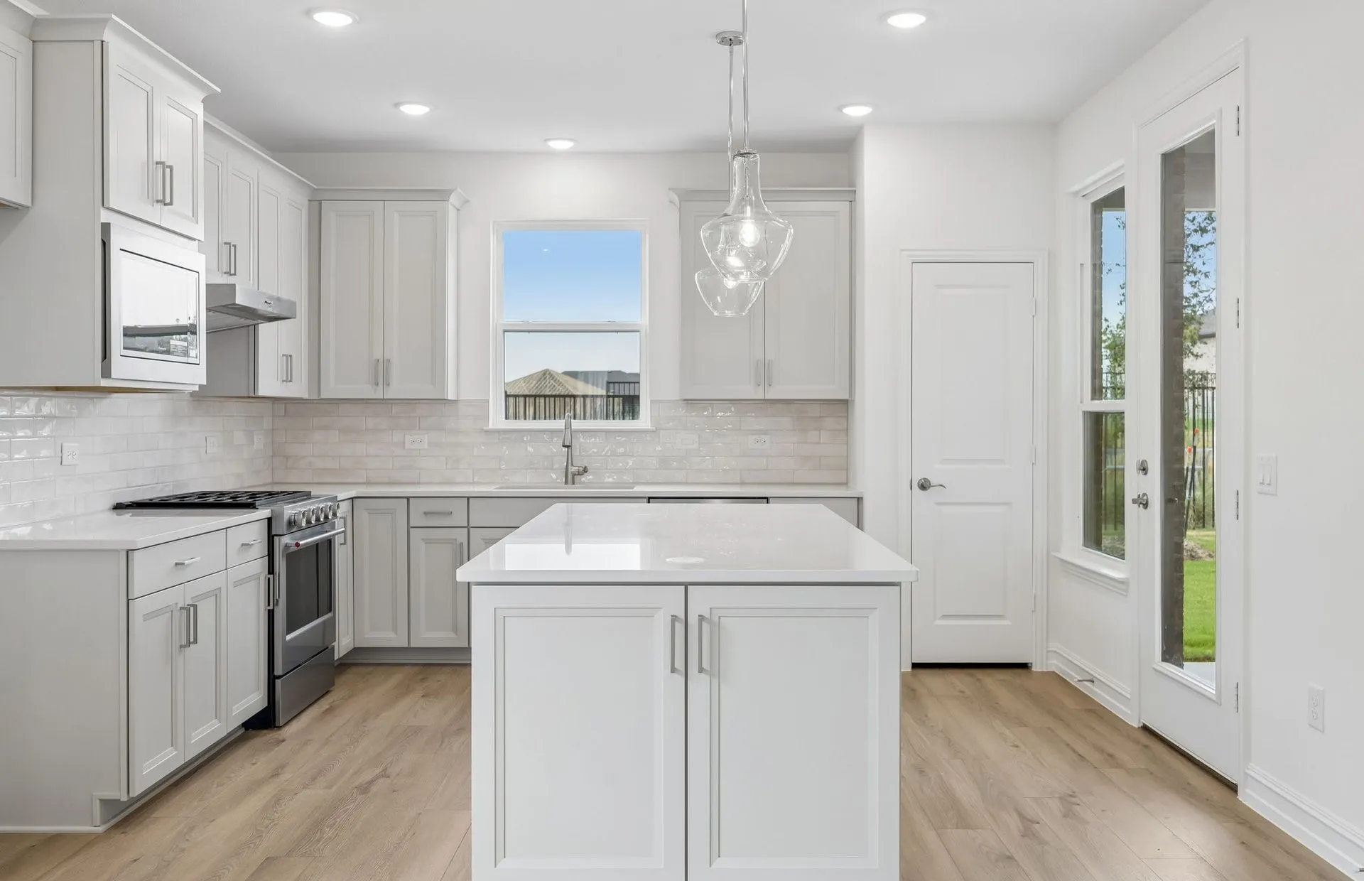 Abundant cabinet space available