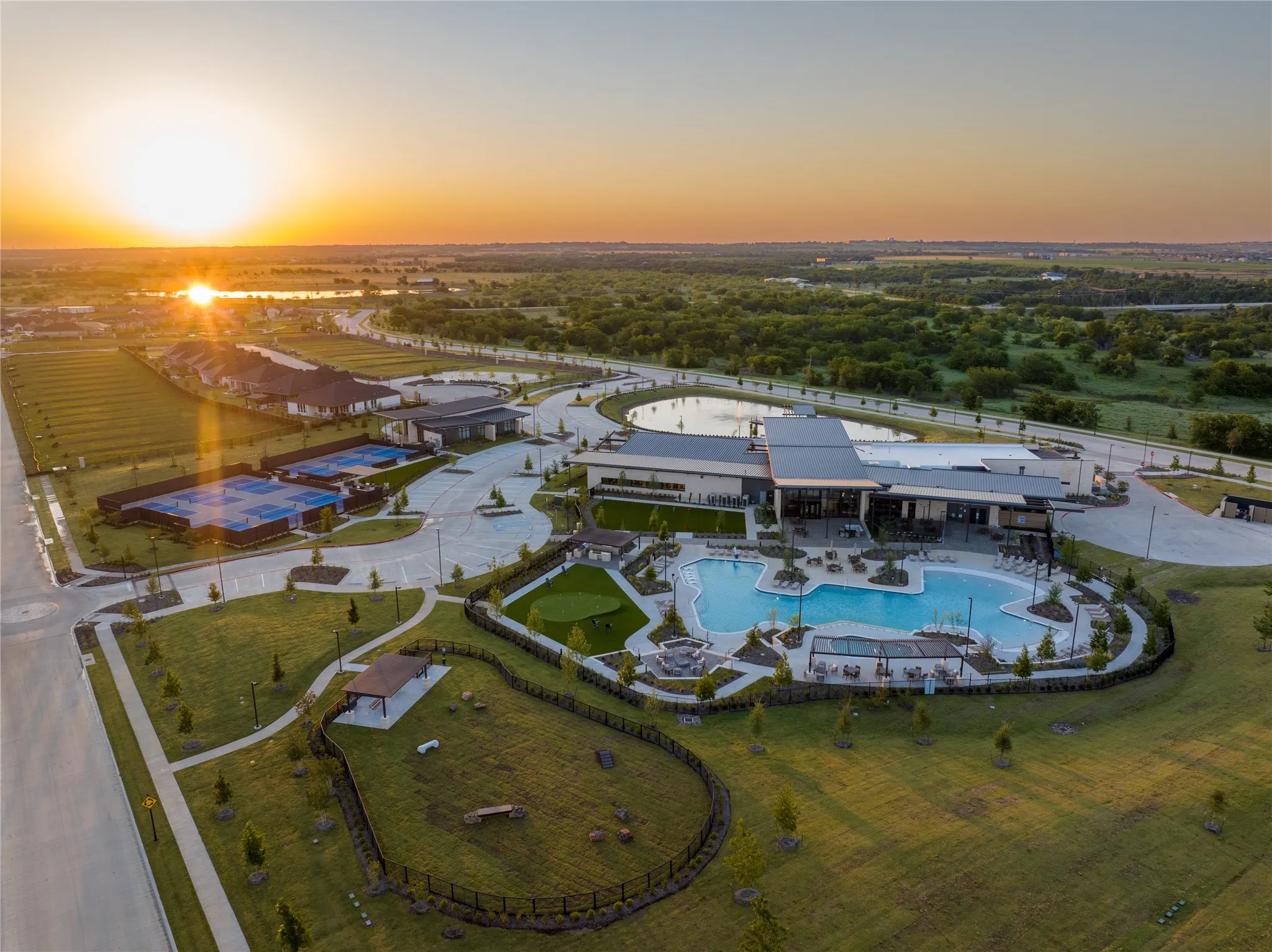 Overview of amenities center