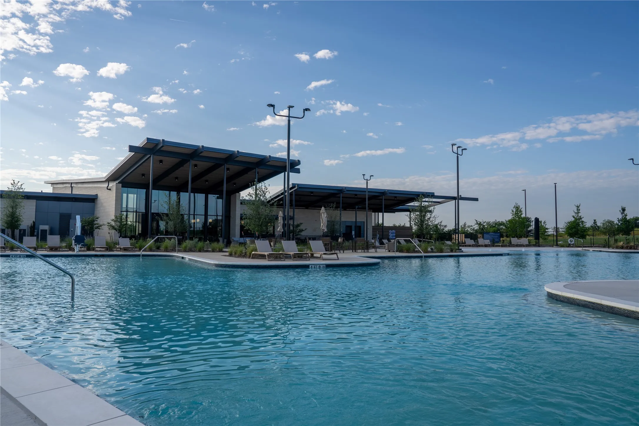 Resort style pool