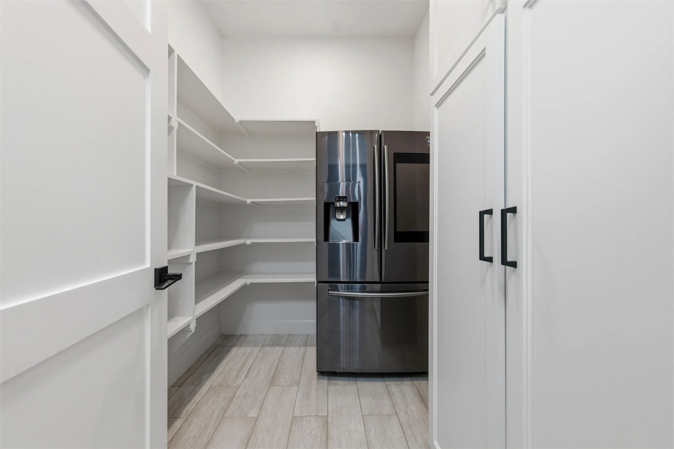 Large pantry with fridge