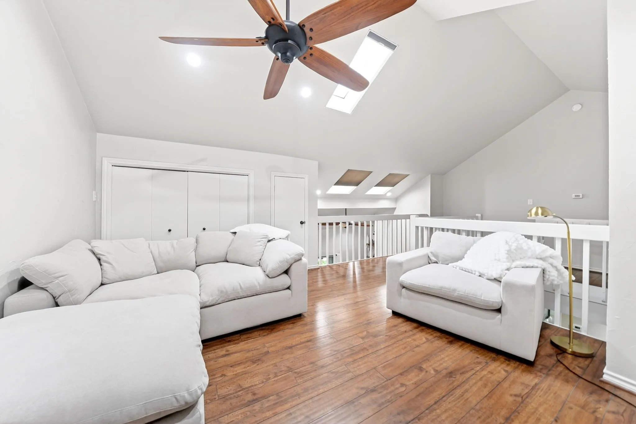 2nd Living space with 2 storage areas.