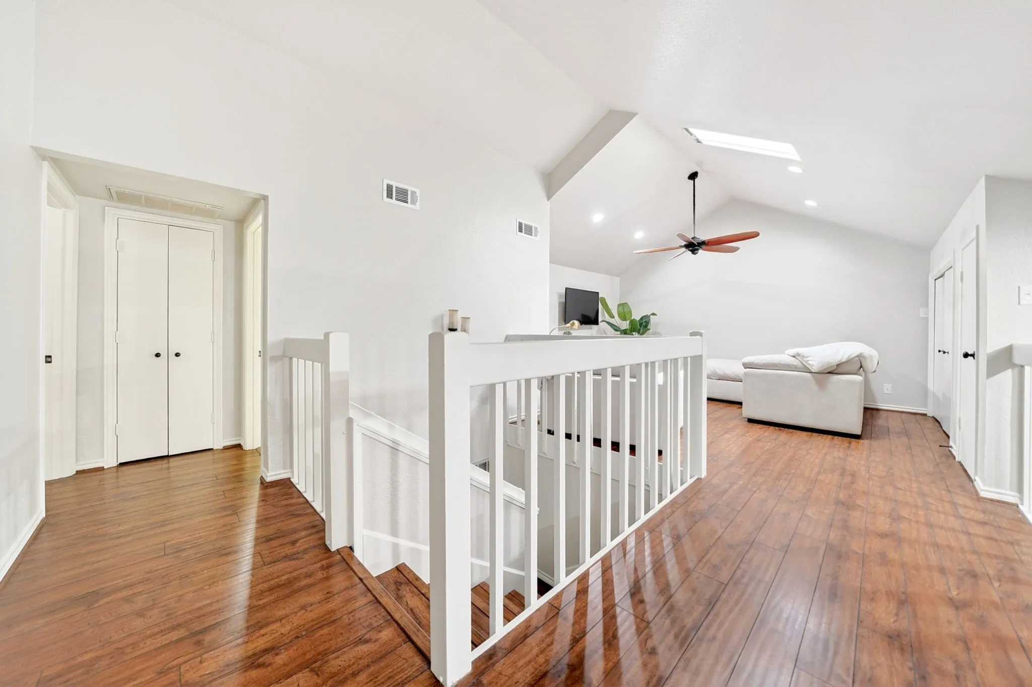 2nd Living space with 3 storage areas.