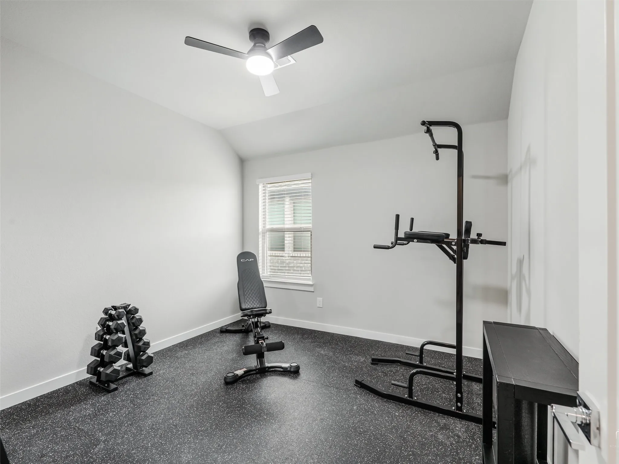 Being used as a home gym.