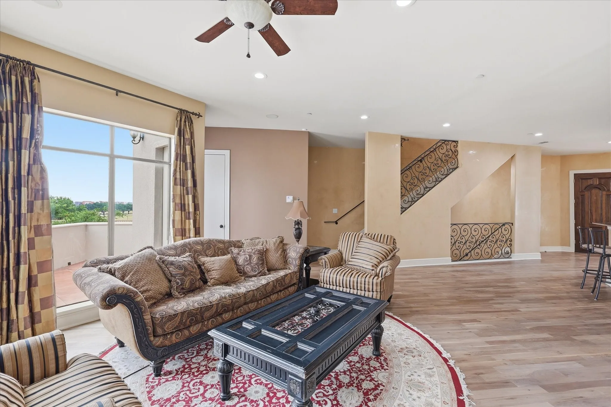 Elevator access to living room on 2nd floor