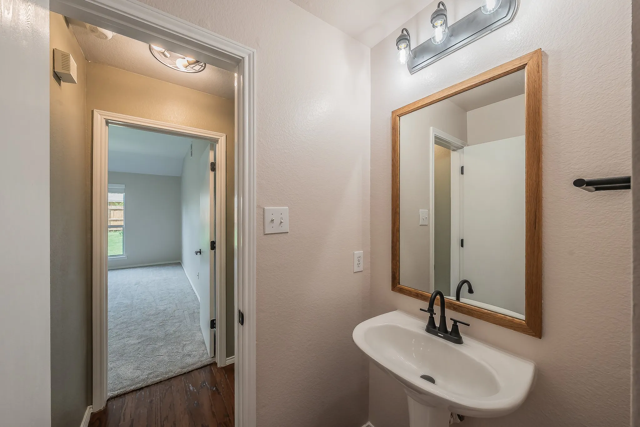 half bath downstairs