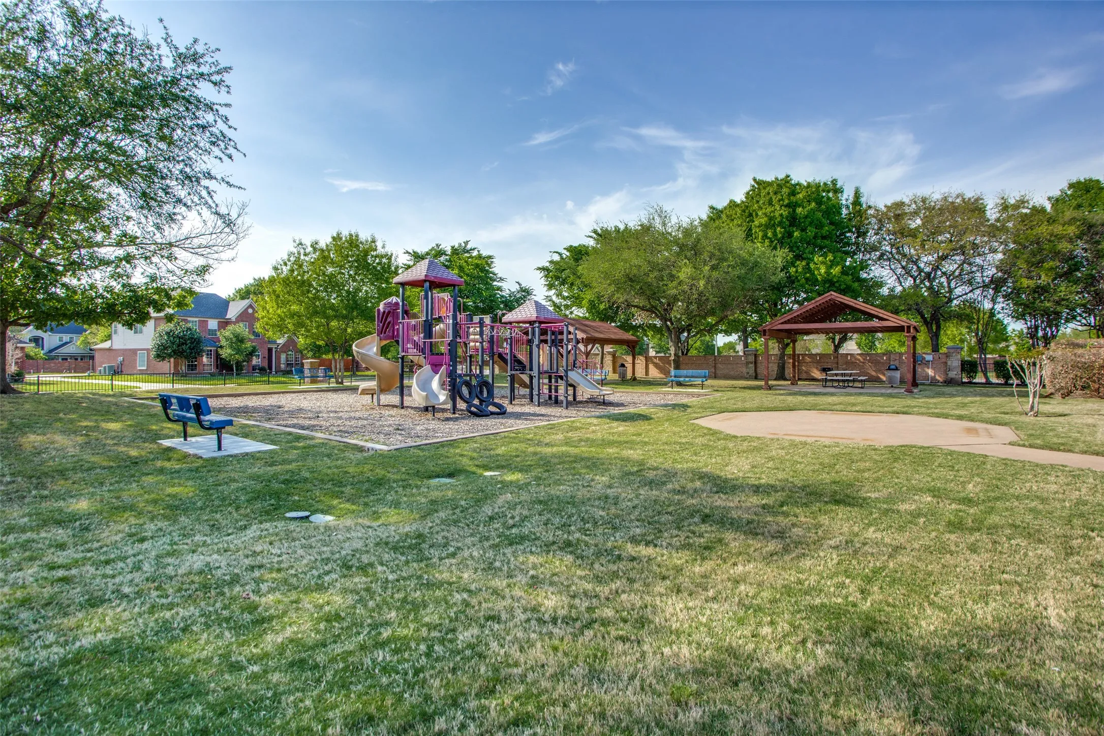 Community playground across the street!
