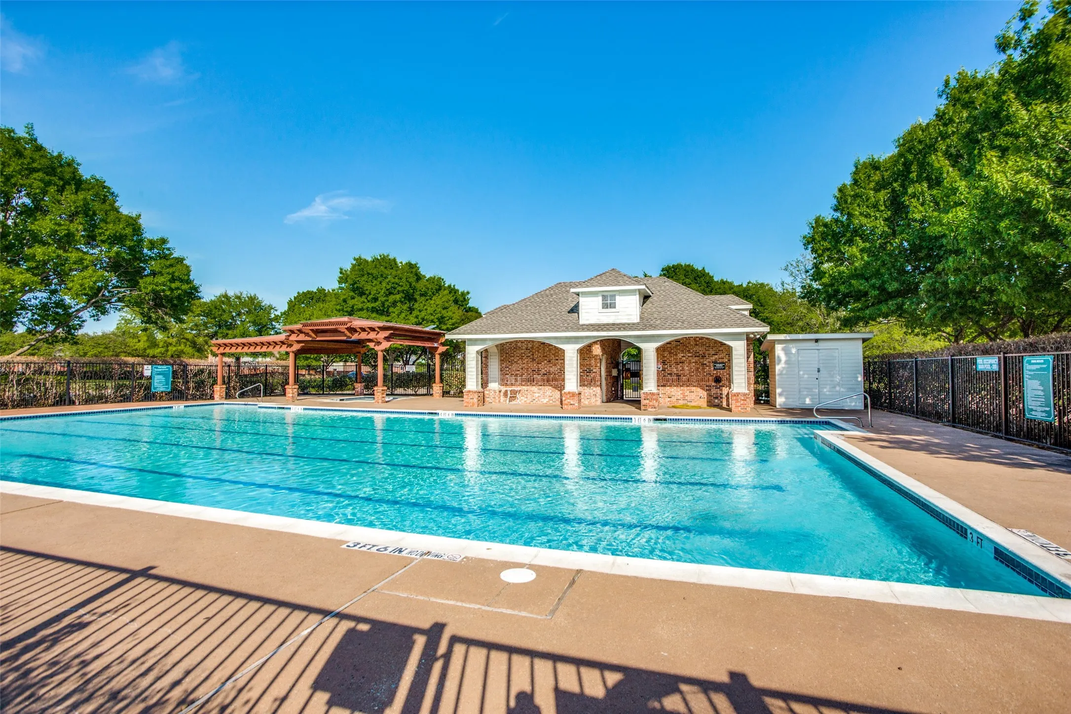 Community pool across the street!