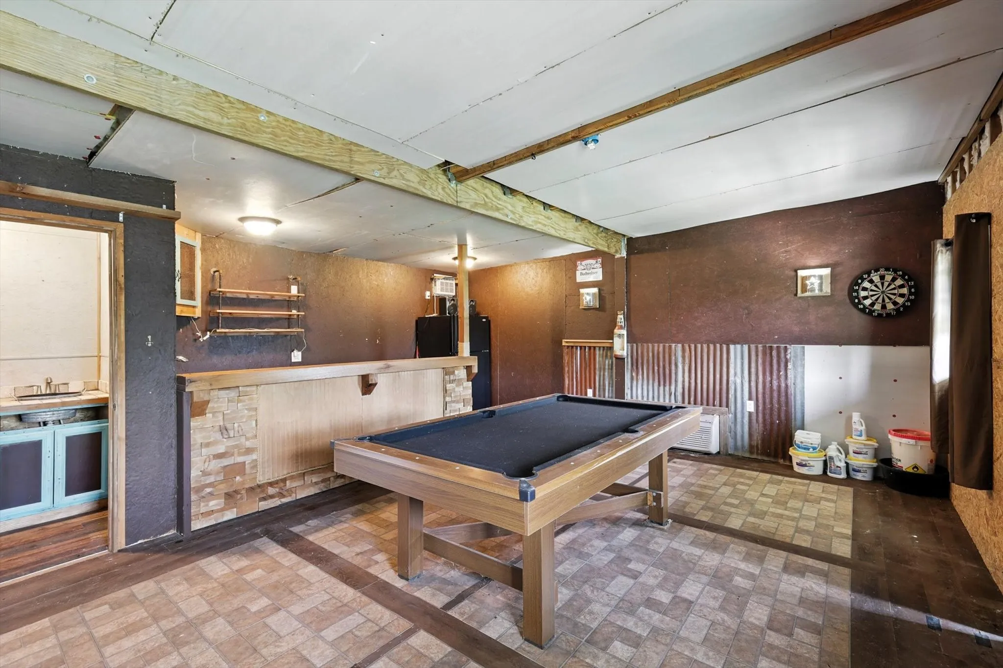 Pool House with half bath and full bar