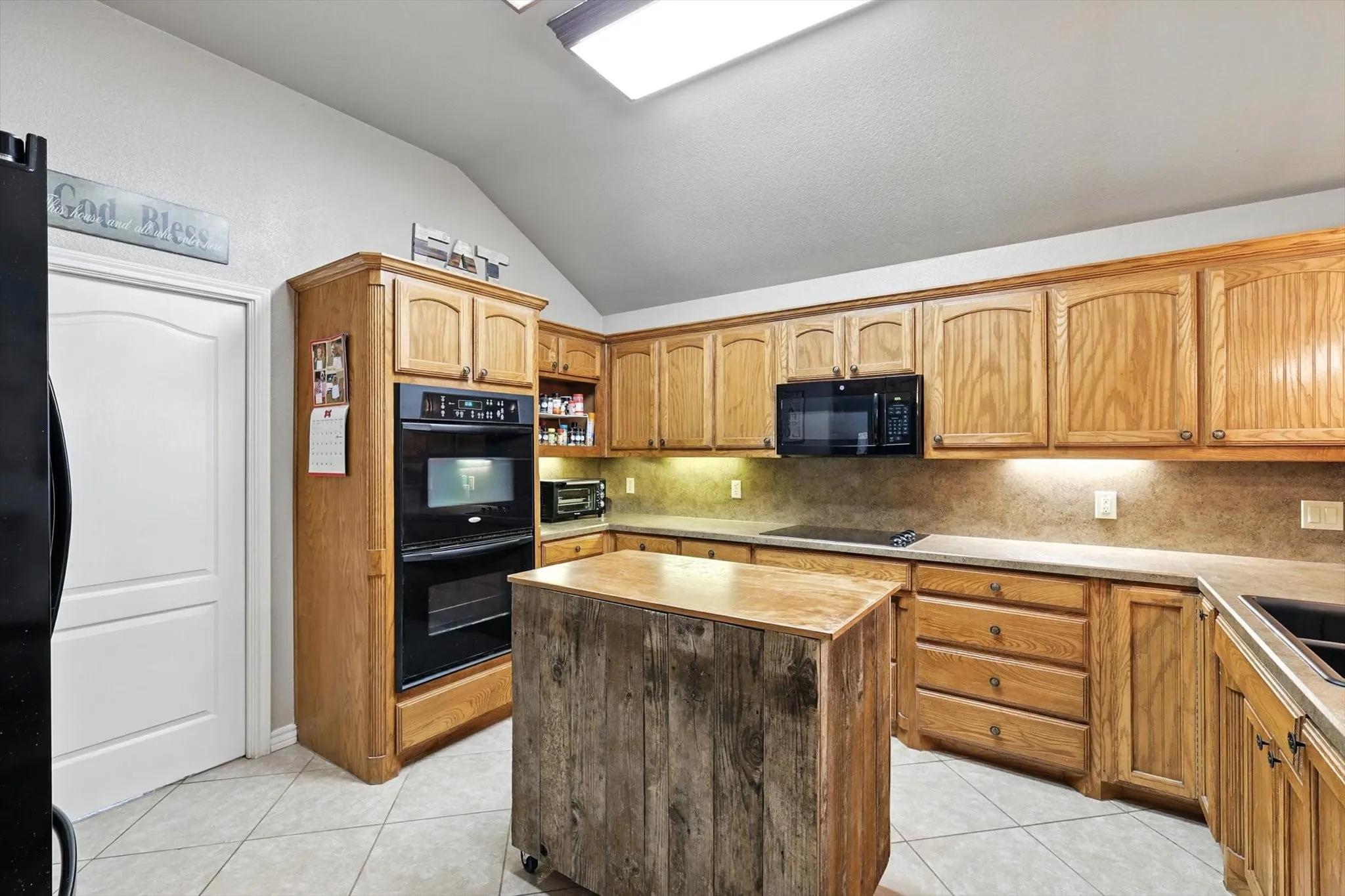 Door leads to Laundry and extremely large pantry