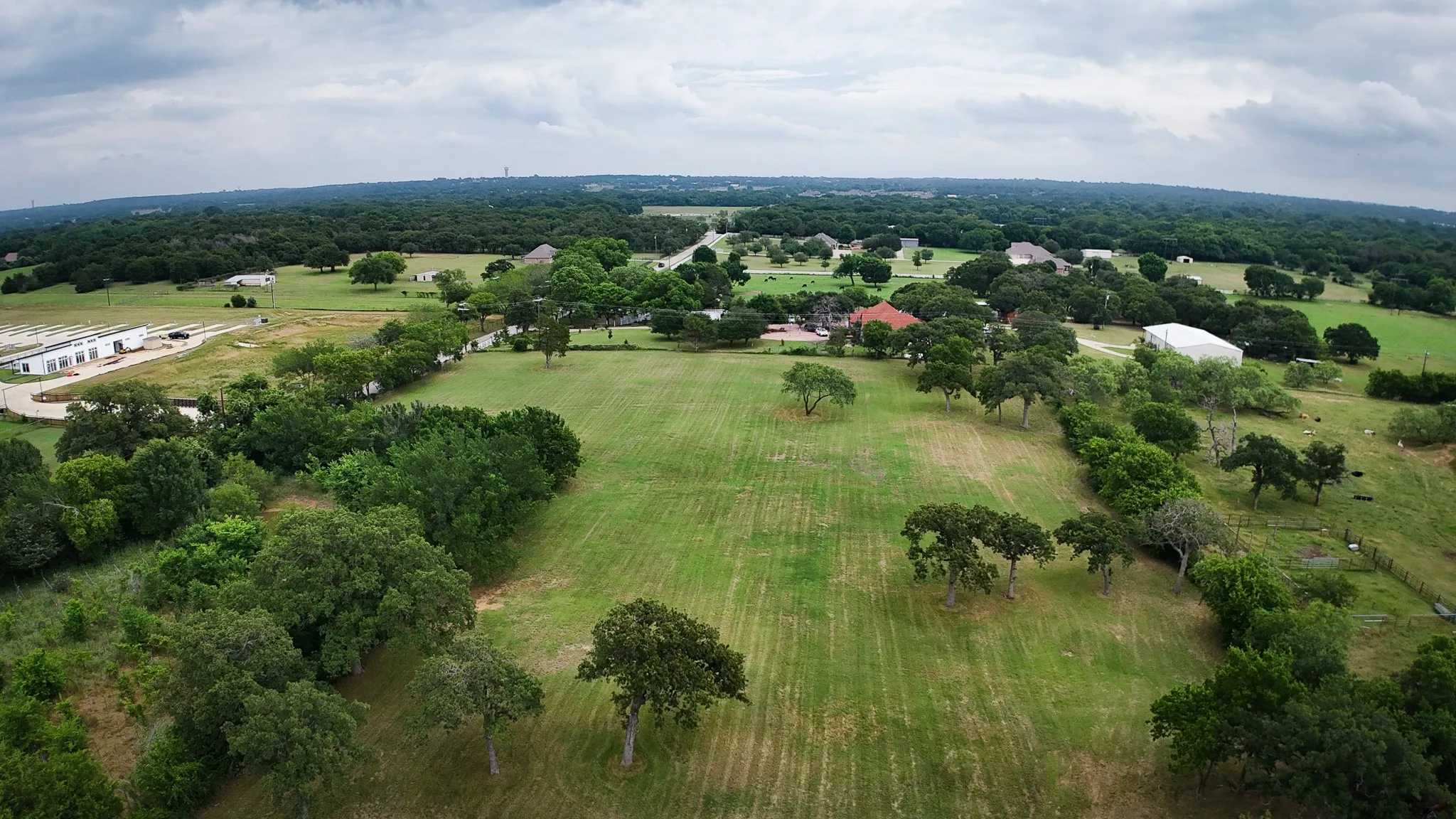 large acreage on hill