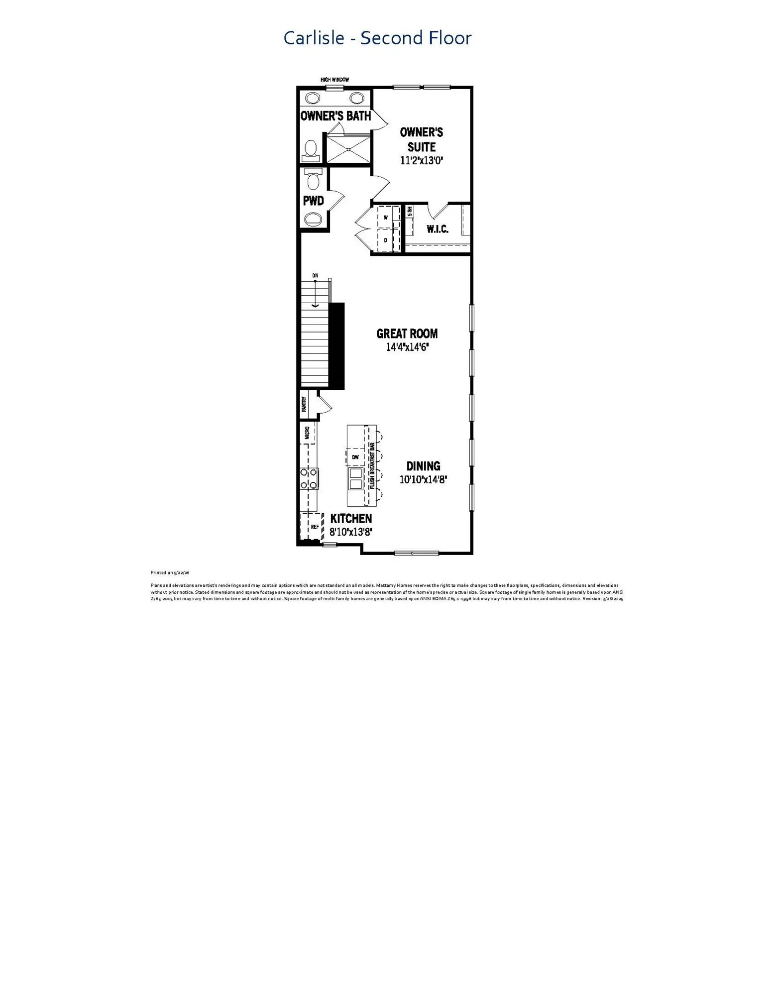 Carlisle - Second Floor