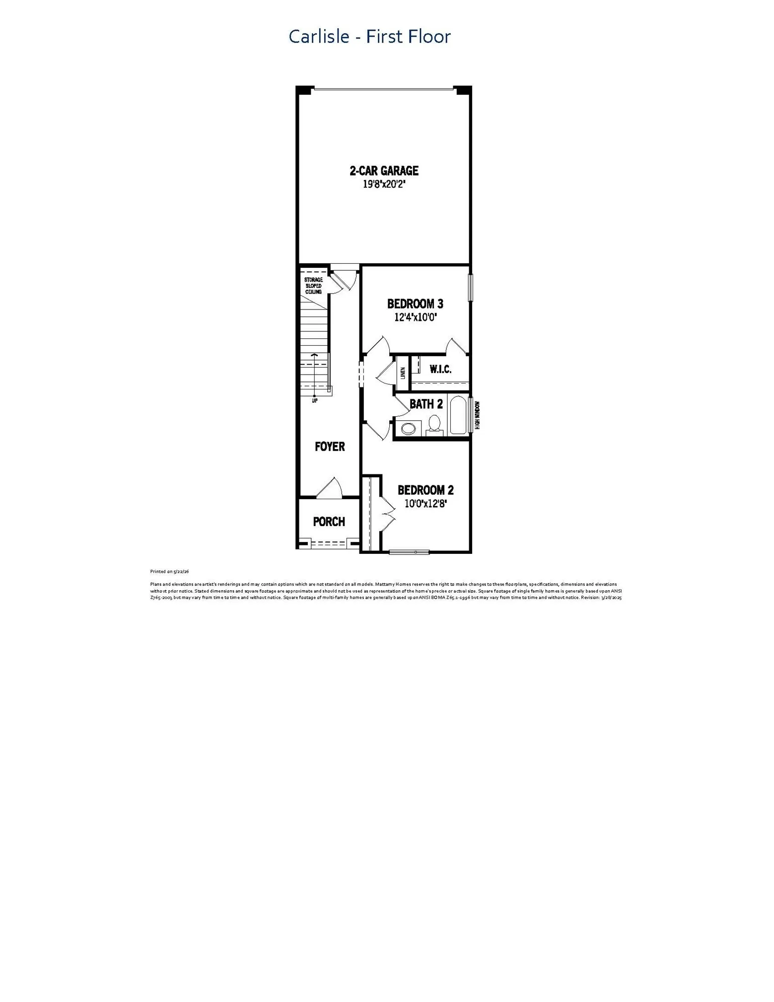 Carlisle - First Floor