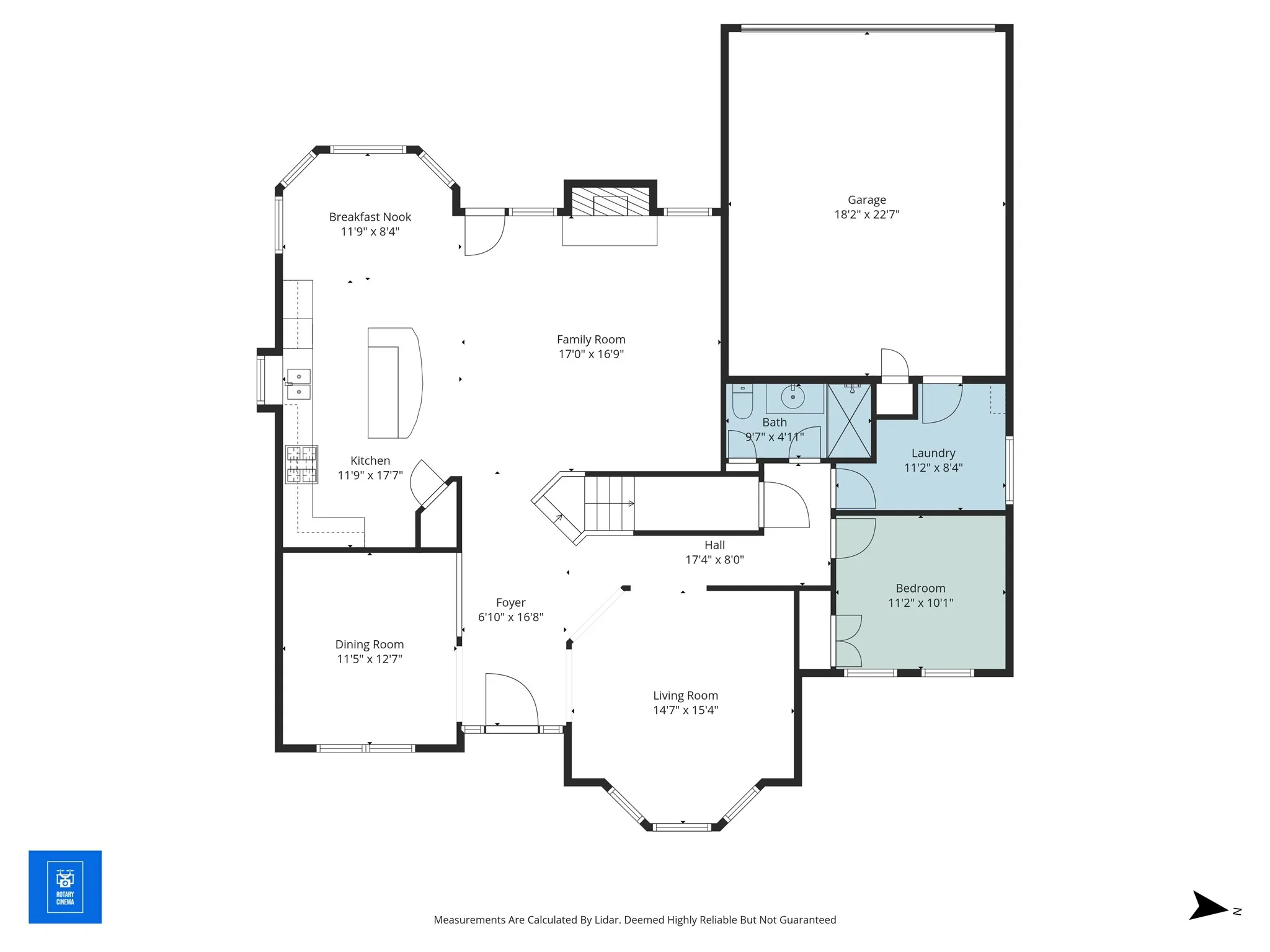 1st story floor plan