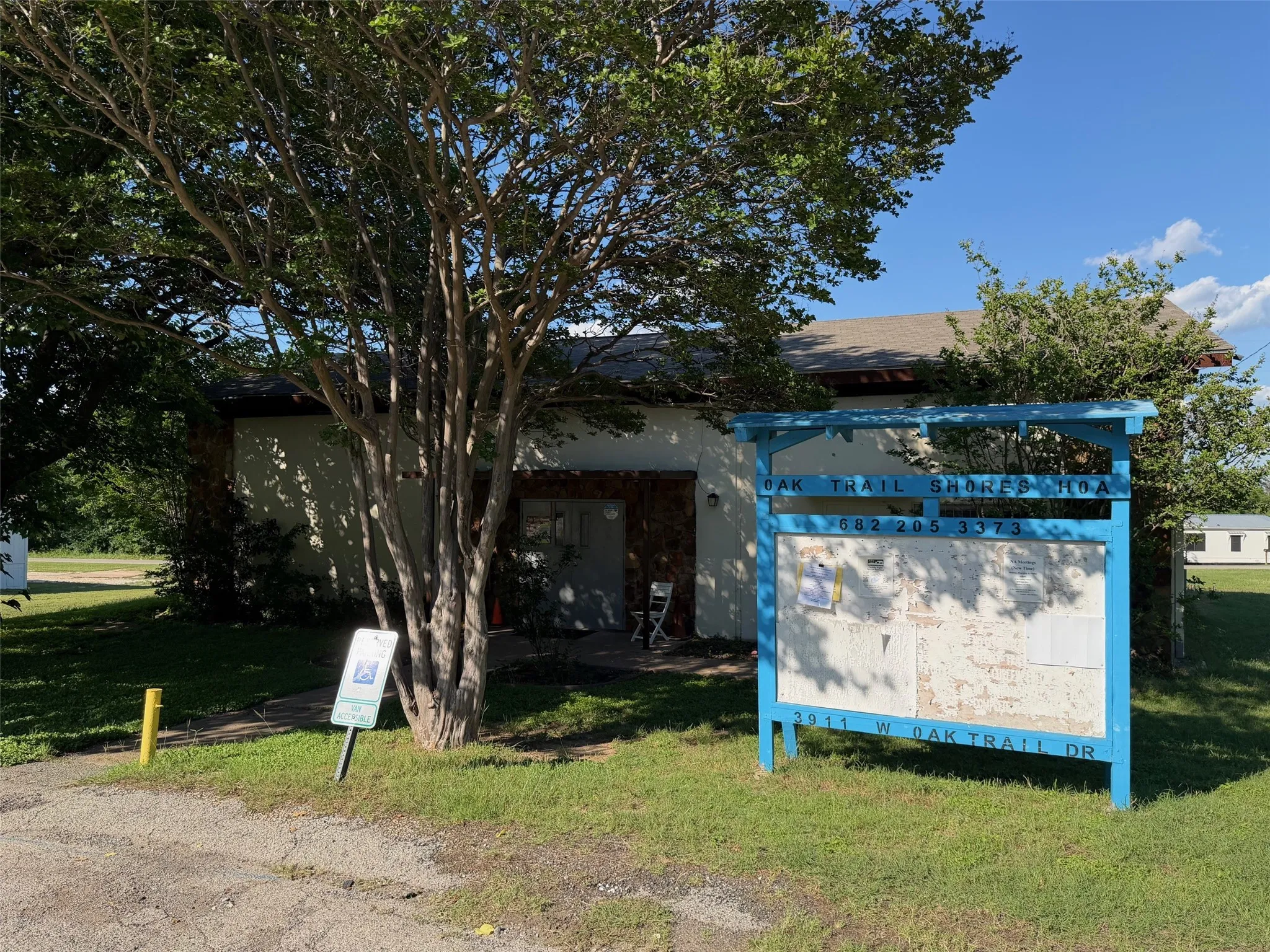 Community center with HA office.