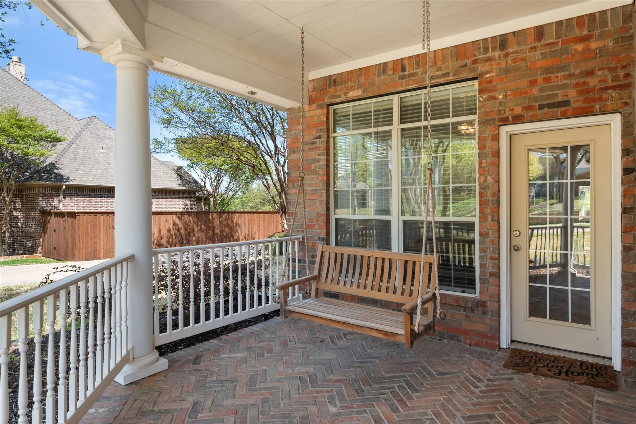 Nestle in your front porch swing and enjoy a piping cup of hot coffee or enjoy a sweet tea and watch the sun set.