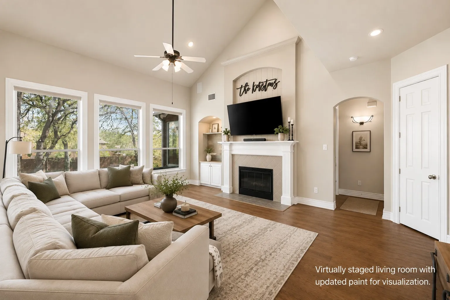 Sometimes, seeing the color changes can be difficult. If you want a more subtle palate, look at what a little lighter paint can do.