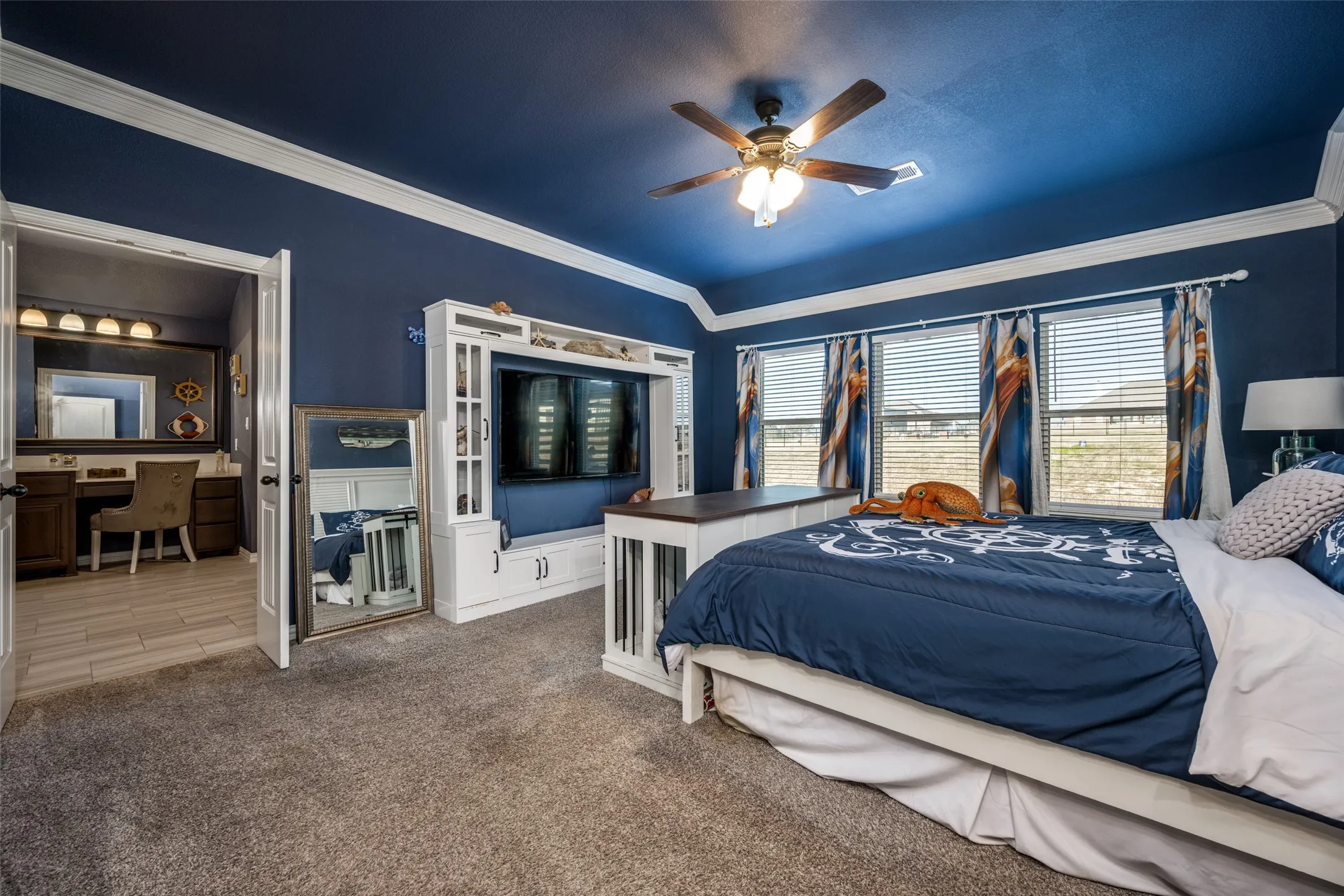 PRIMARY SUITED IS A TRUE RETREAT WITH SITTING AREA~