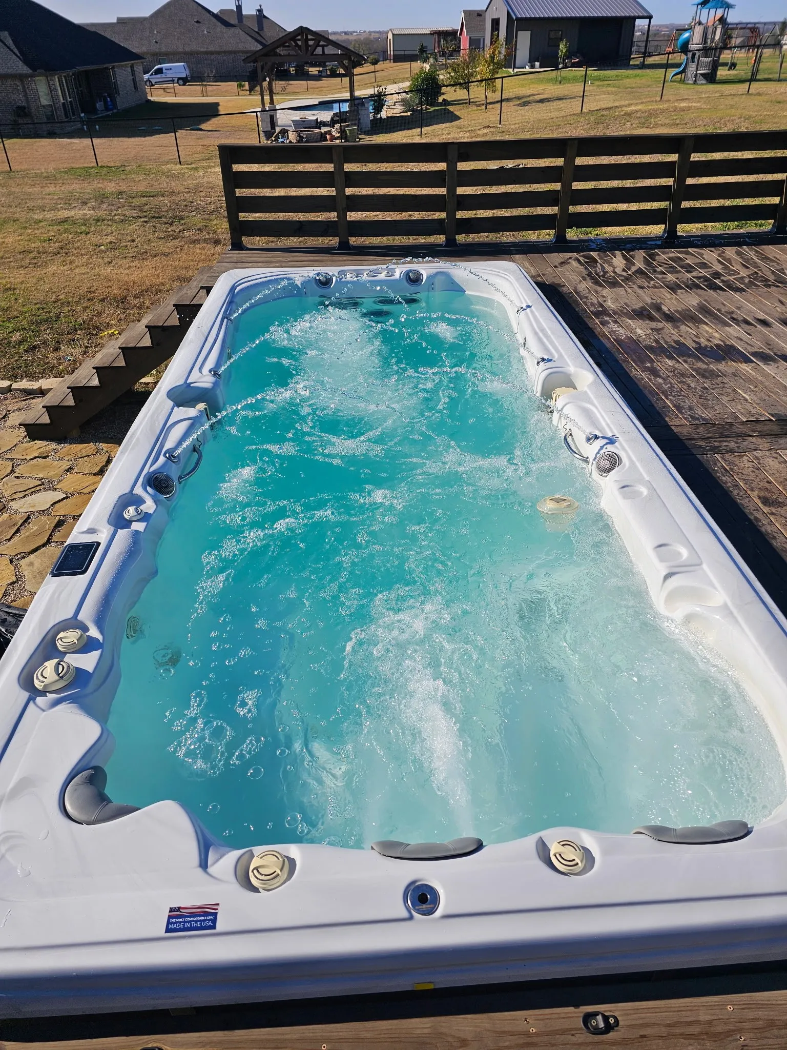 17 FT SWIM SPA~RESISTANCE SWIMMING OR RELAX IN HOT TUB~