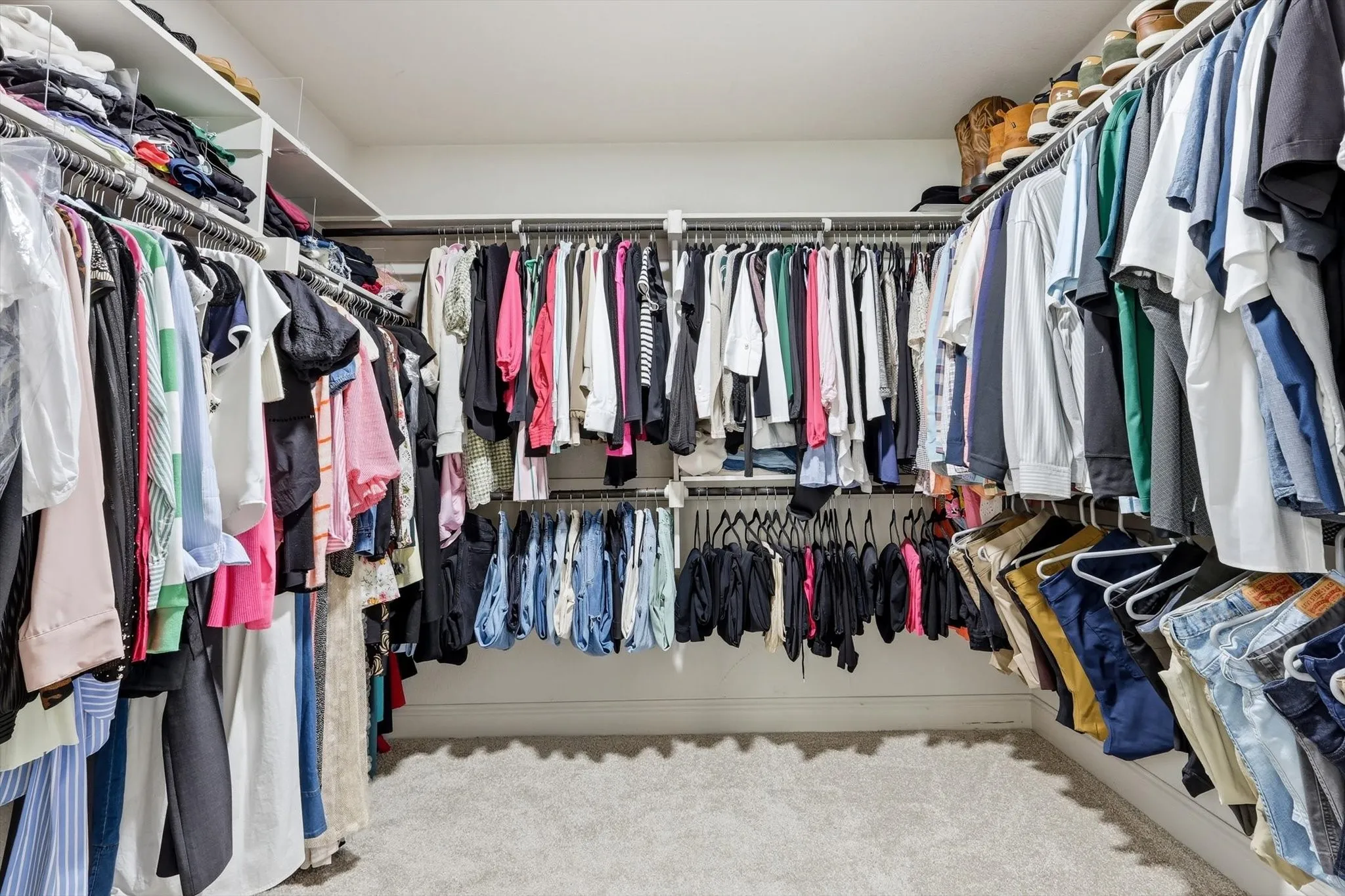 Primary walk-in closet