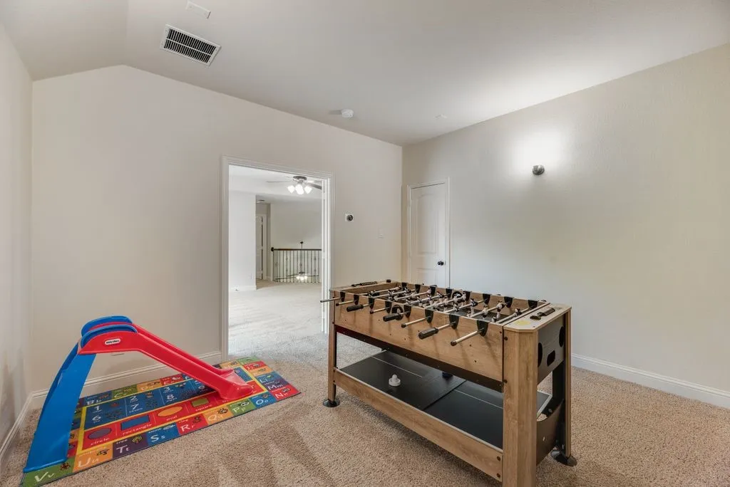 Currently used as a play room but ceiling wired for surround sound